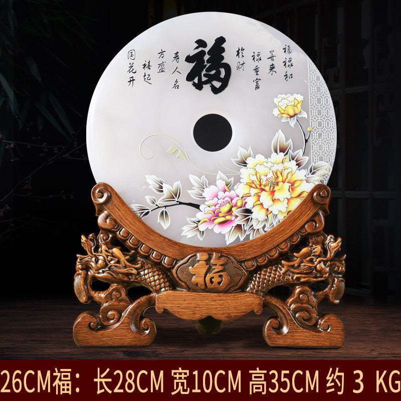 白翡翠平安ボタン