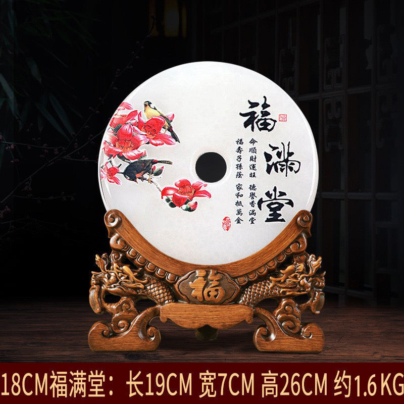 白翡翠平安ボタン