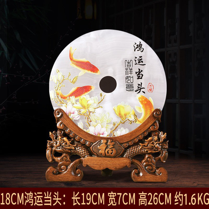 白翡翠平安ボタン