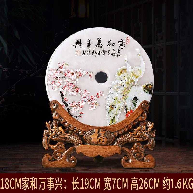 白翡翠平安ボタン