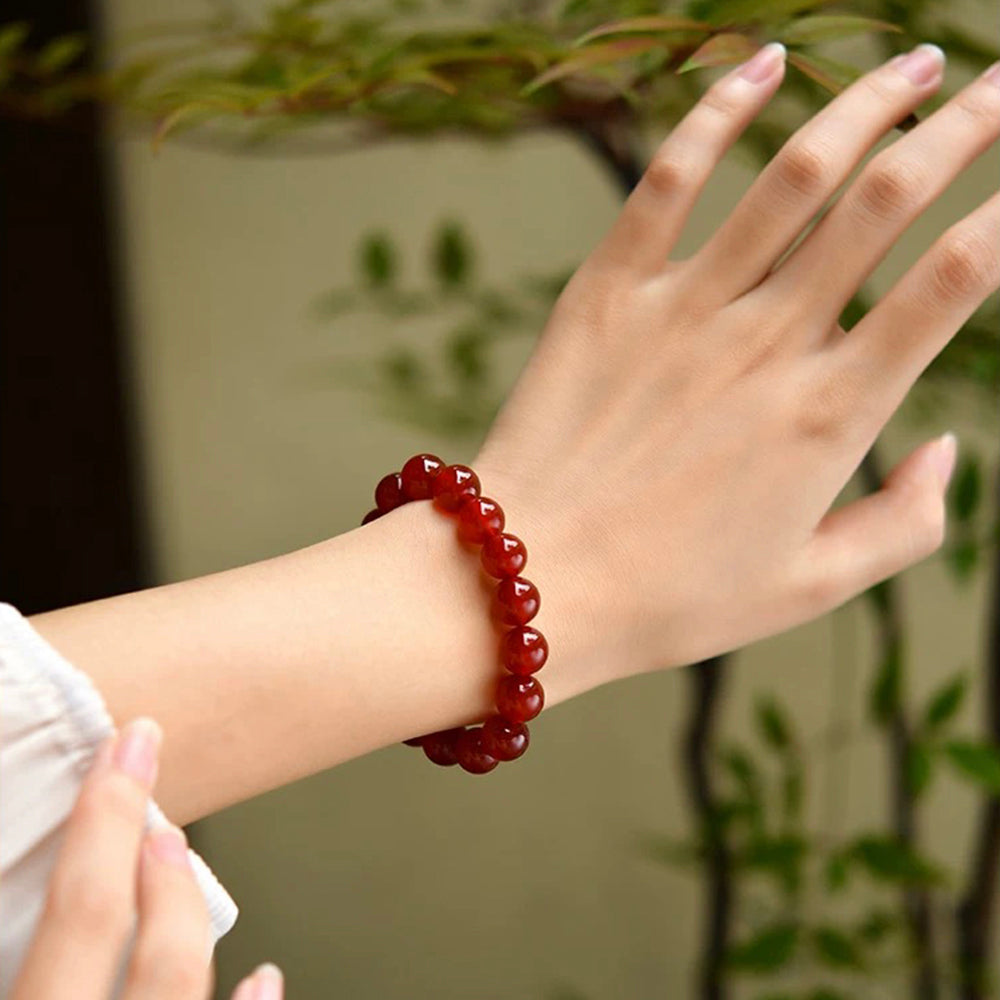 赤瑪瑙ブレスレット – offeringsluck